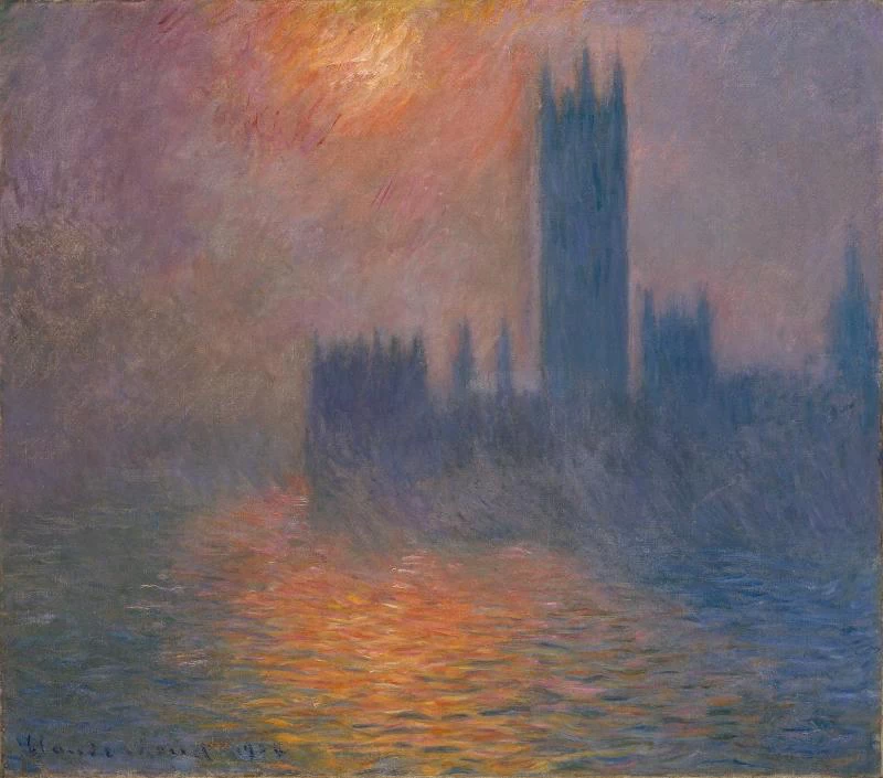 Il Parlamento, tramonto - Kunsthaus Zürich, Schweiz